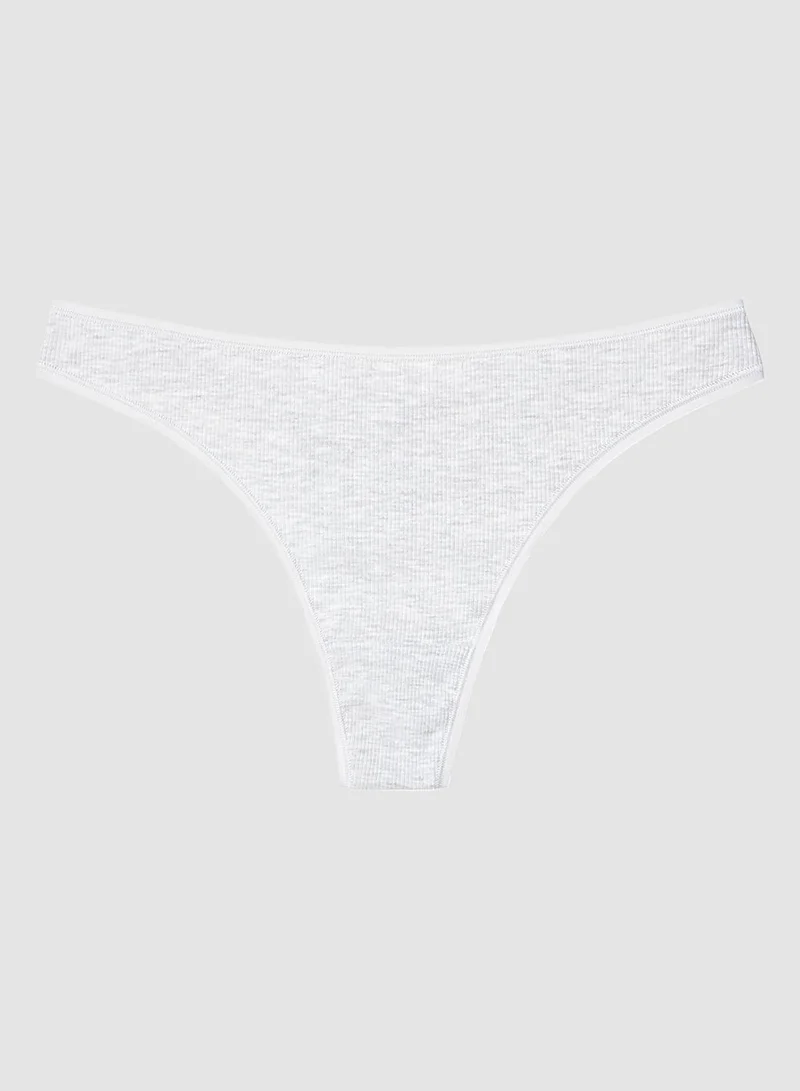 بنتي Iceland Bloom Floral Low Waist 5-Pack Thong Panties